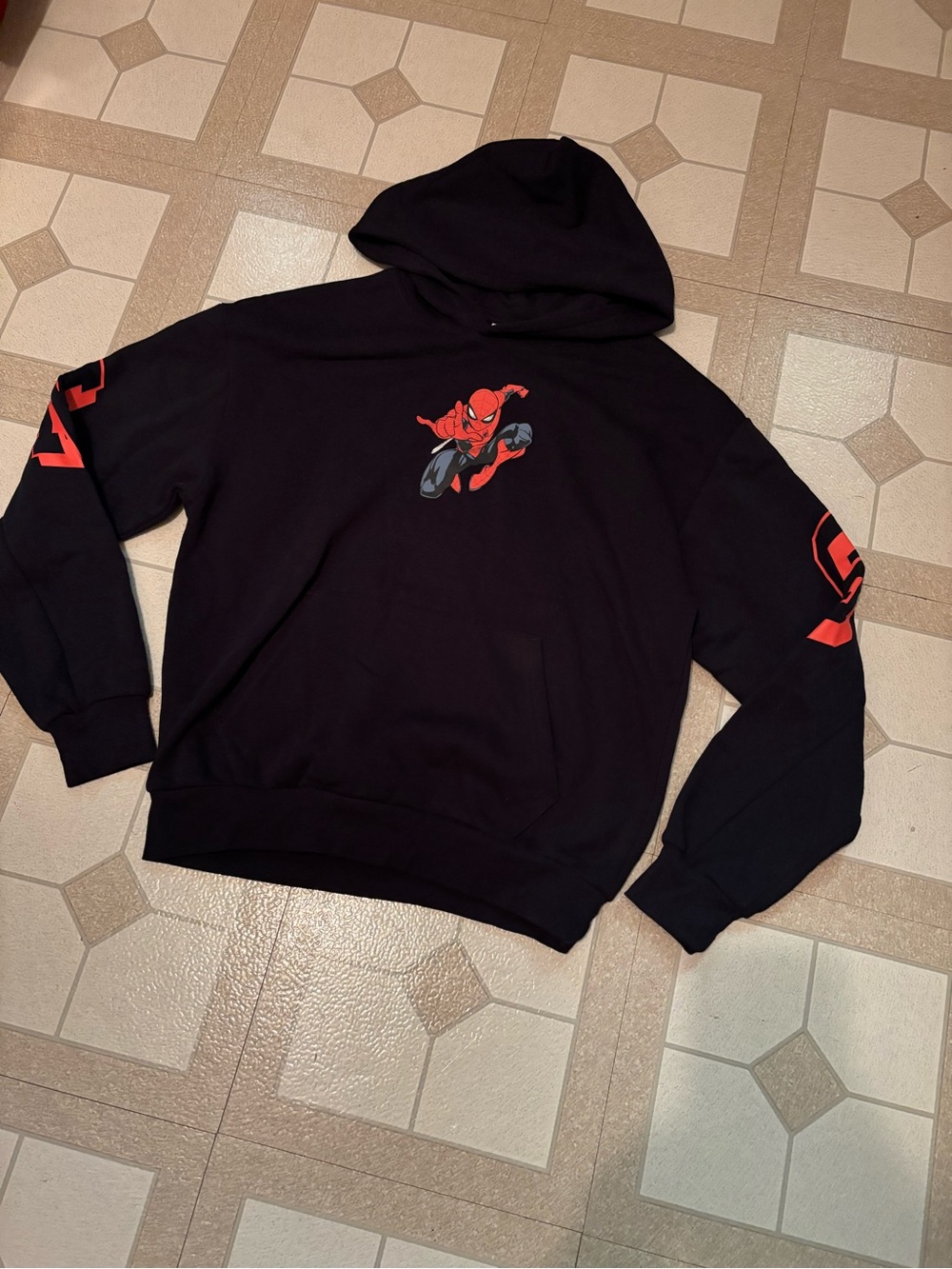 NEW Spider-Man Navy Blue Marvel Hoodie